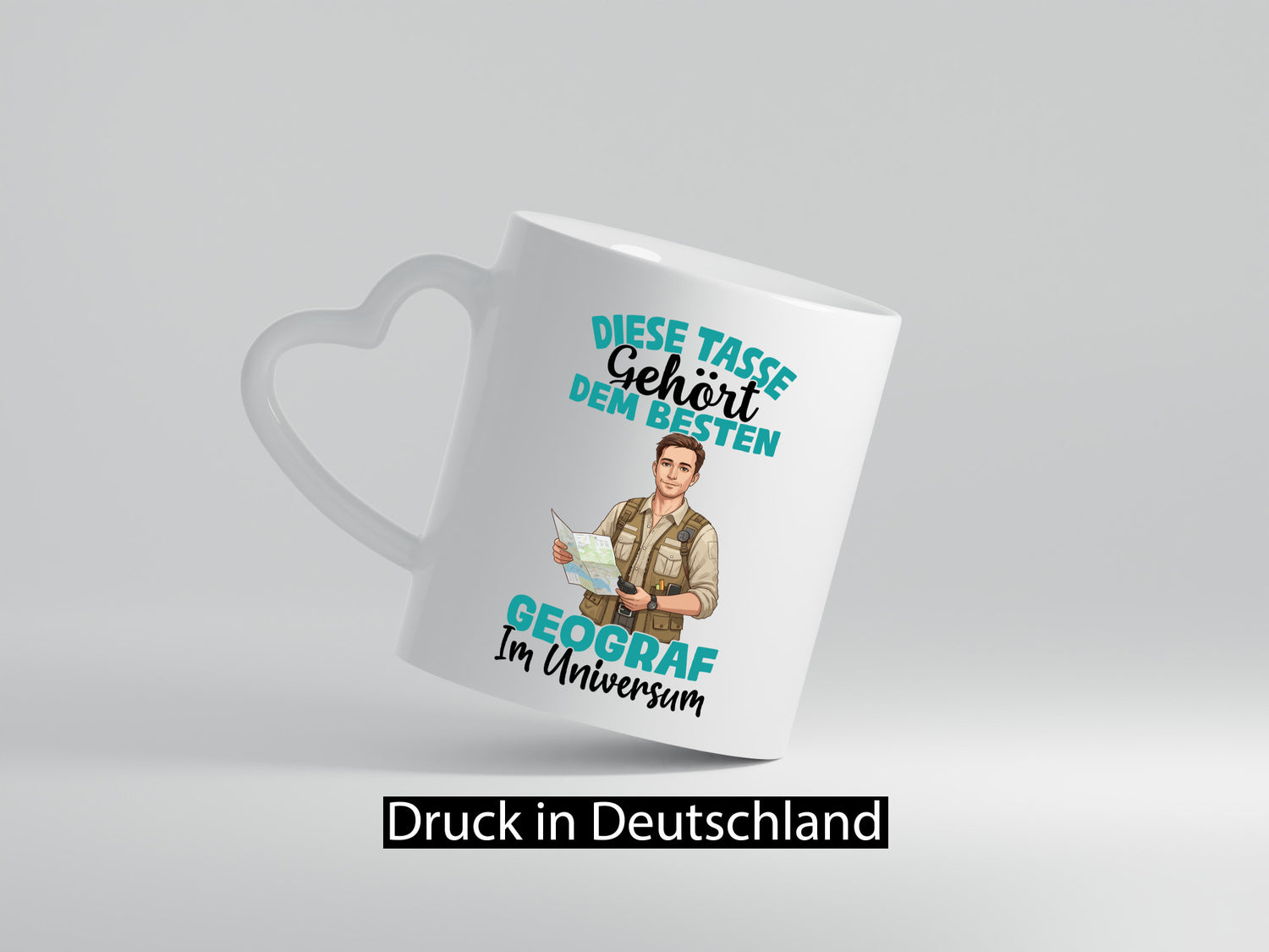 Im Universum: Geograf | Geografie Humor Geschenkidee Tasse