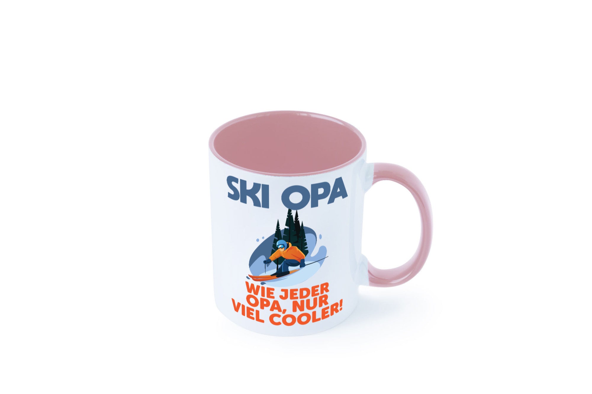 Ski Opa, normal, nur cooler | Skifahrer Bäume Schnee Geschenkidee Familie Humor