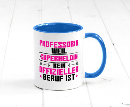 Superheldin Professorin | Uni Universität Geschenk Humor Geschenkidee lustiger