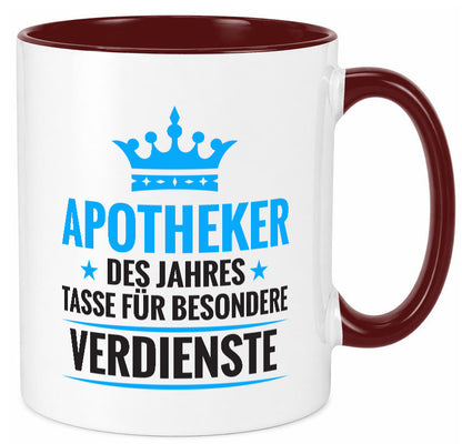 Besonderer Verdienst: Apotheker | Apotheke Pharmazie lustiger Spruch Geschenk