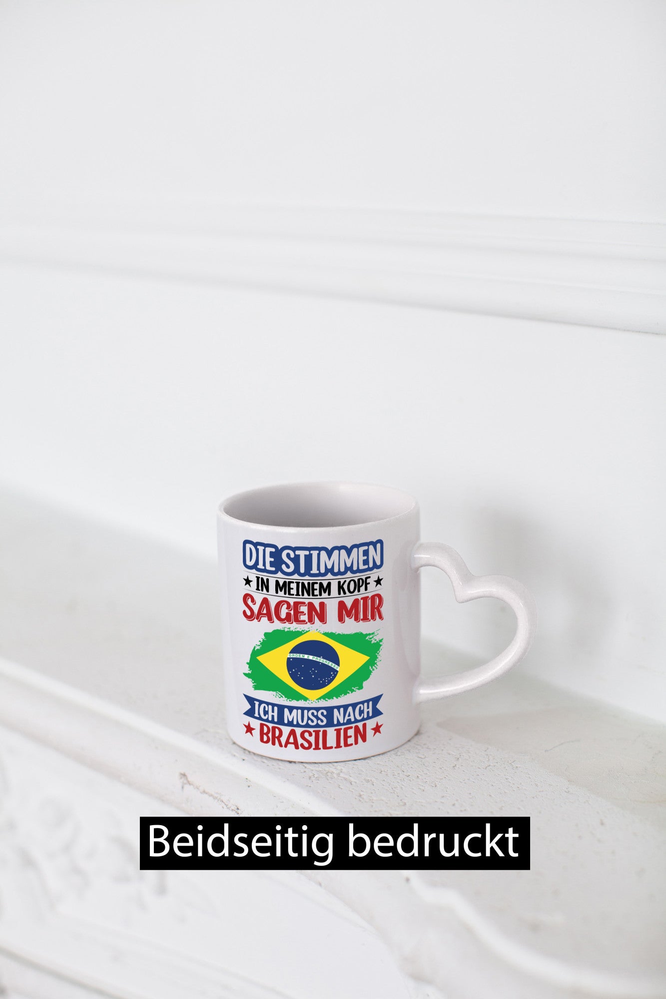 Brasilien | Urlaub Stimmen in meinem Kopf Traumland Humor Geschenkidee Tasse