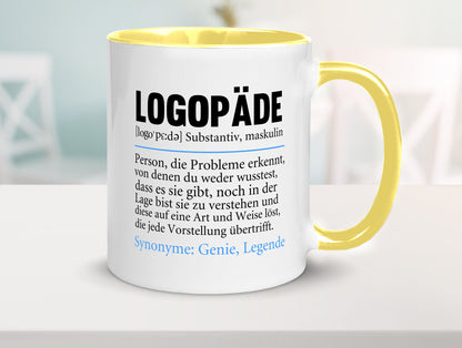Logopäde | Spruch lustig Sprachtherapie Beruf lustiger Geschenk Arbeit Kollegen