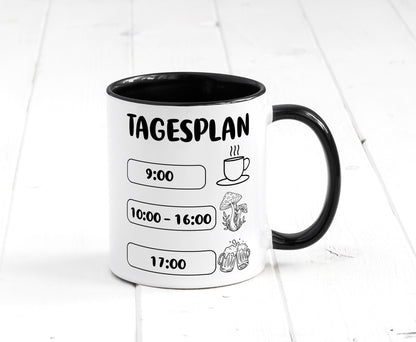 Tagesplan Pilzsammler | Pilze Wald v2 Geschenk Humor Geschenkidee lustiger