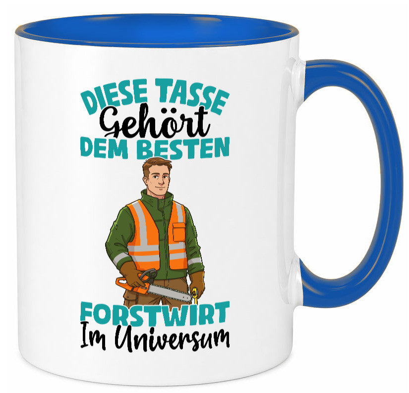 Im Universum: Forstwirt | Waldarbeiter lustig Arbeit Kollegen Büro Geschenk