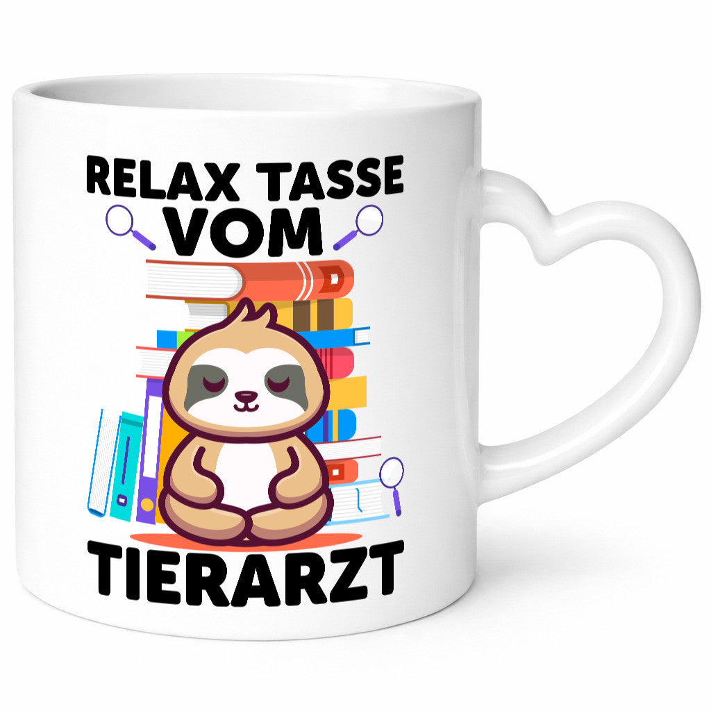 Relax Tasse: Tierarzt | Tiermedizin Mediziner Geschenkidee Tierliebhaber Humor