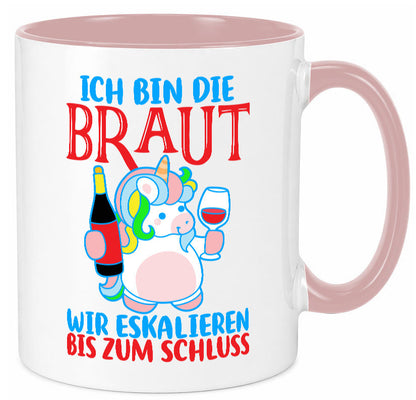 Junggesellinnenabschied | JGA Braut Einhorn Eskalation v2 lustig Humor