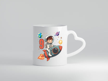 9. Geburtstag | 9 Jahre Astronaut Weltraum Geschenk Geschenkidee lustiger