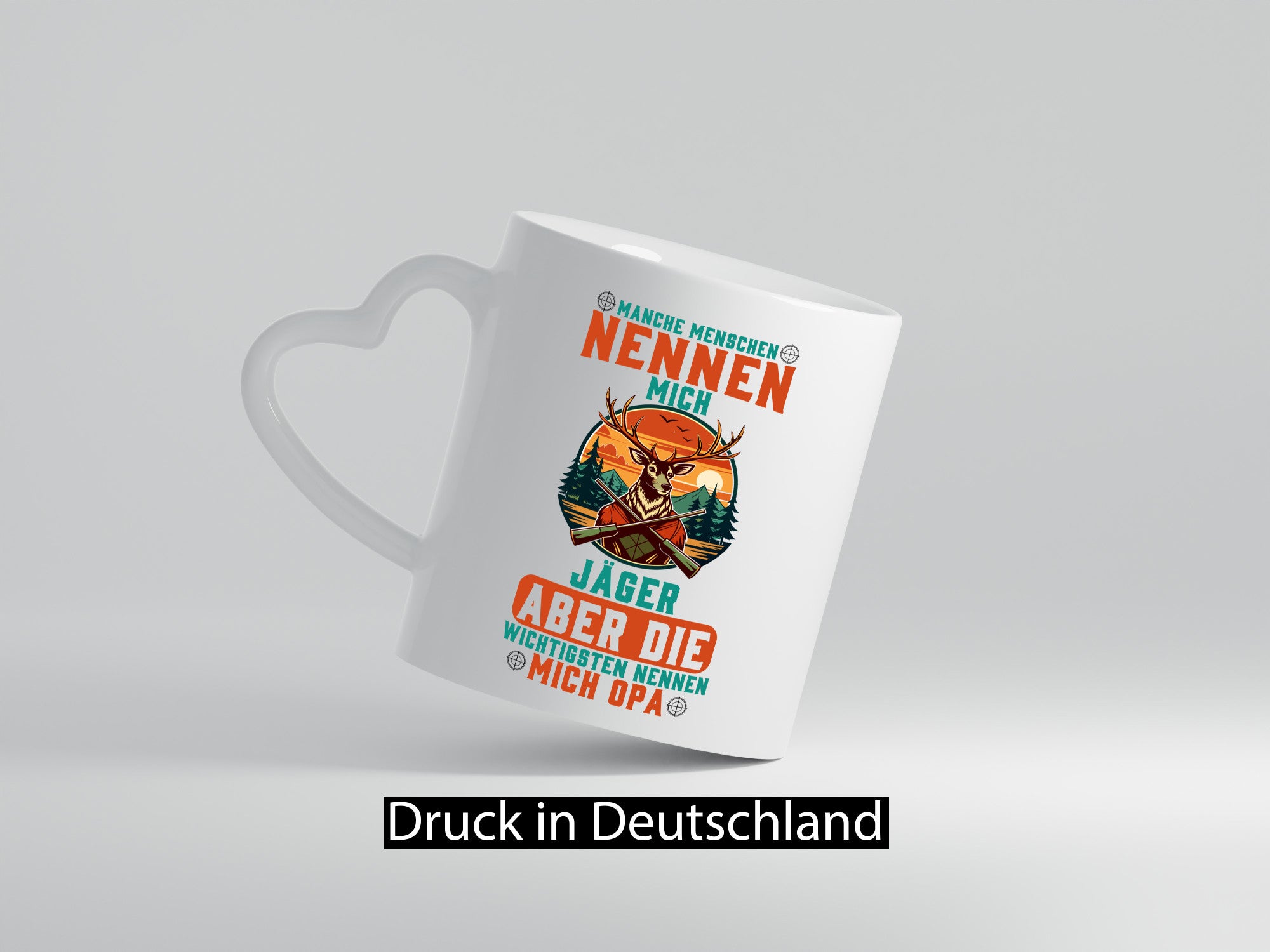 Die wichtigsten nenne mich Opa | Jäger Großvater Geschenk Familie Geschenkidee