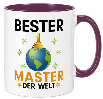 Welt Bester Master | Universität Student Humor Geschenkidee Tasse