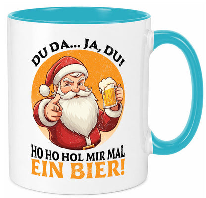 Hol mir mal ein Bier | Ugly Christmas Santa lustig Humor Geschenkidee Geschenk