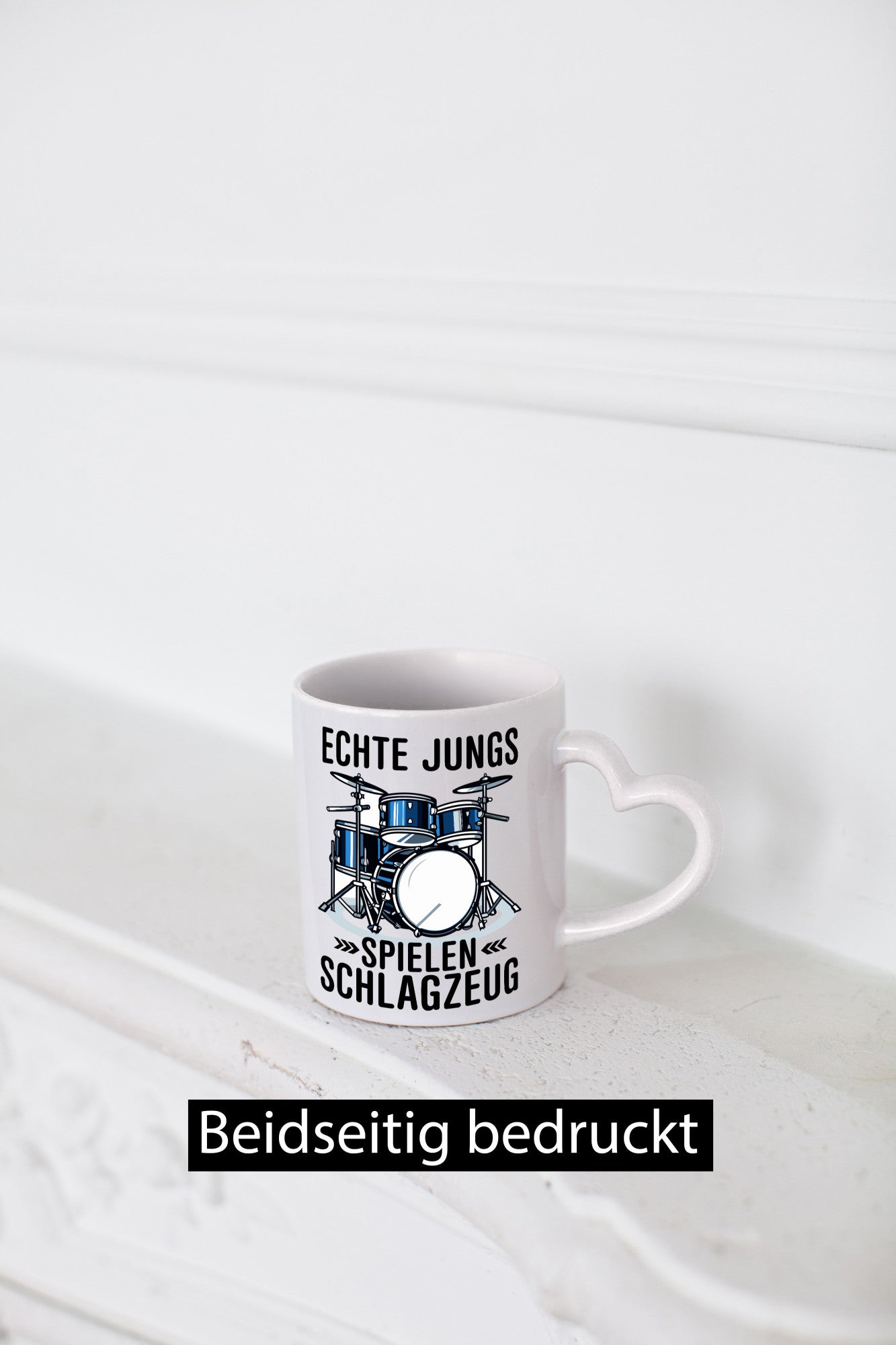 Echte Jungs spielen Schlagzeug | Drummer Geschenkidee Humor Tasse