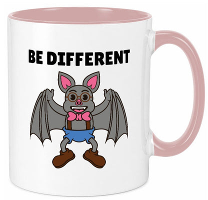 Be Different Geschenk Humor Geschenkidee lustiger Spruch Tasse