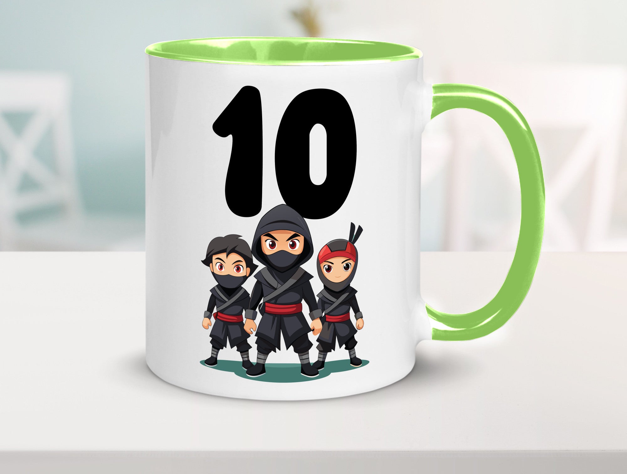 10. Geburtstag | 10 Jahre Ninja Humor Geschenkidee Tasse