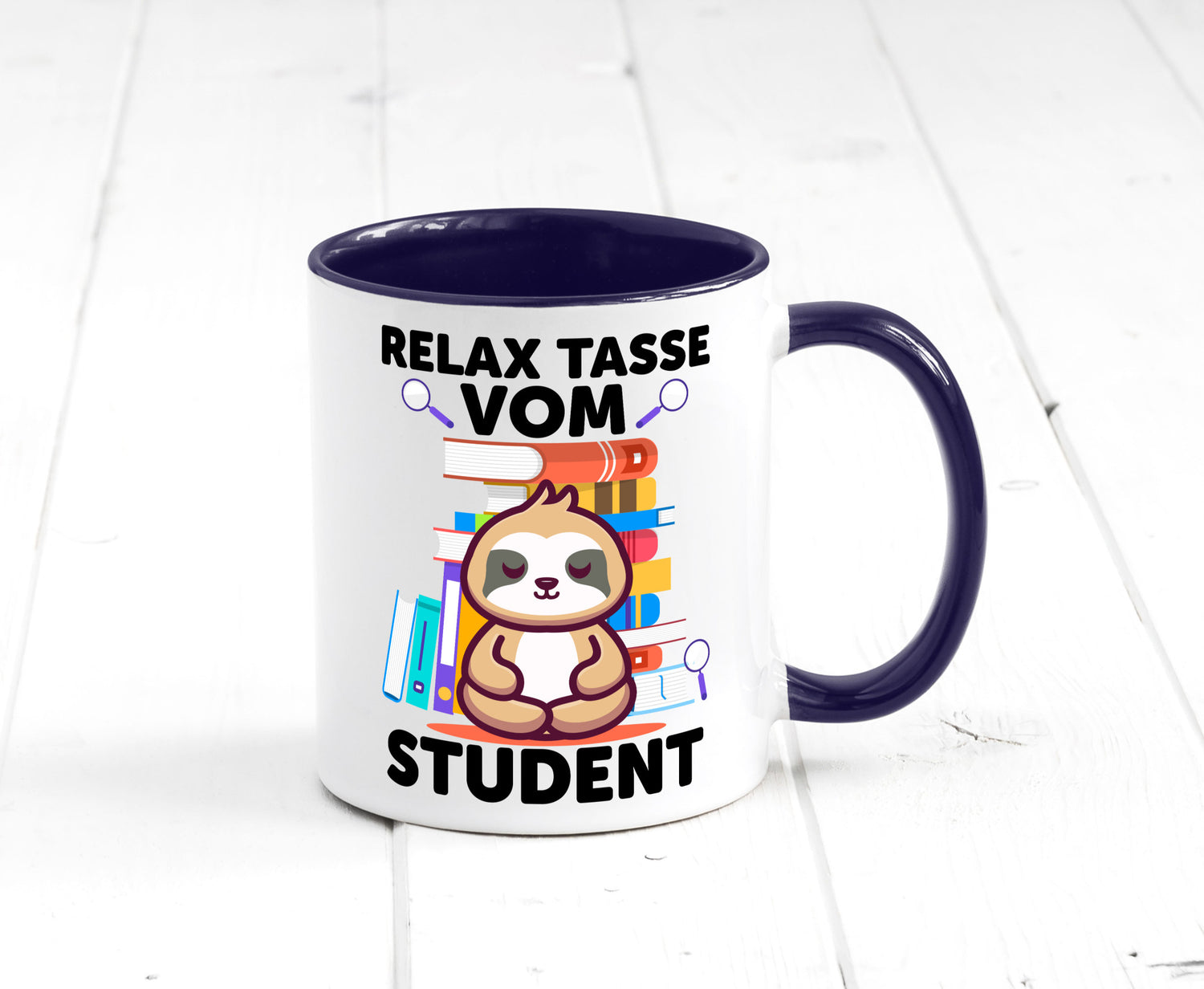 Relax Tasse: Student | Universität Uni Studium lustiger Spruch Geschenk Humor