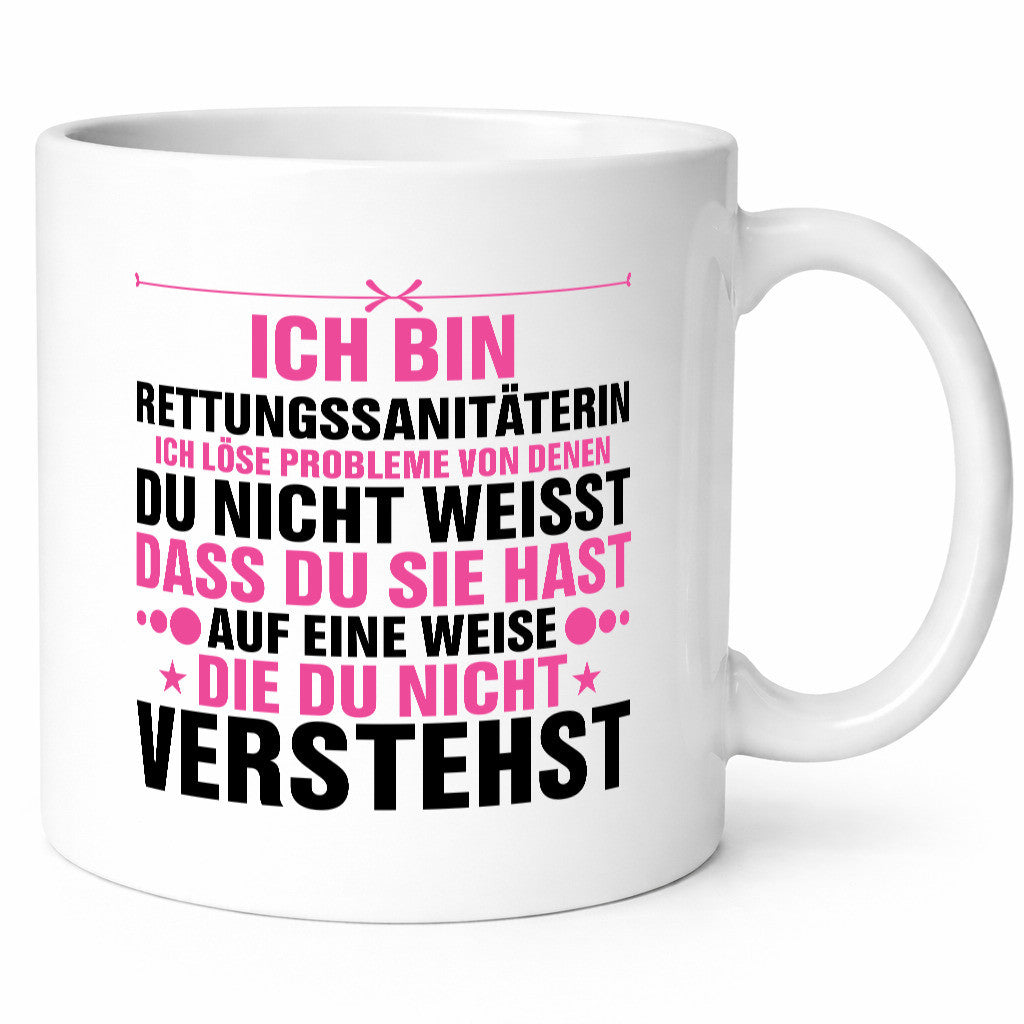 Löse Probleme: Rettungssanitäterin | Sanitäter v2 Geschenk Humor Geschenkidee