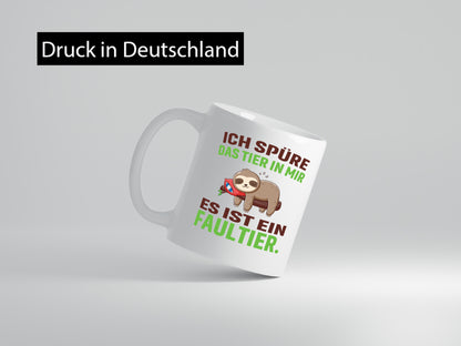 Es ist ein Faultier | Müde Schlafen lustig Tierliebhaber Humor Geschenk Tasse