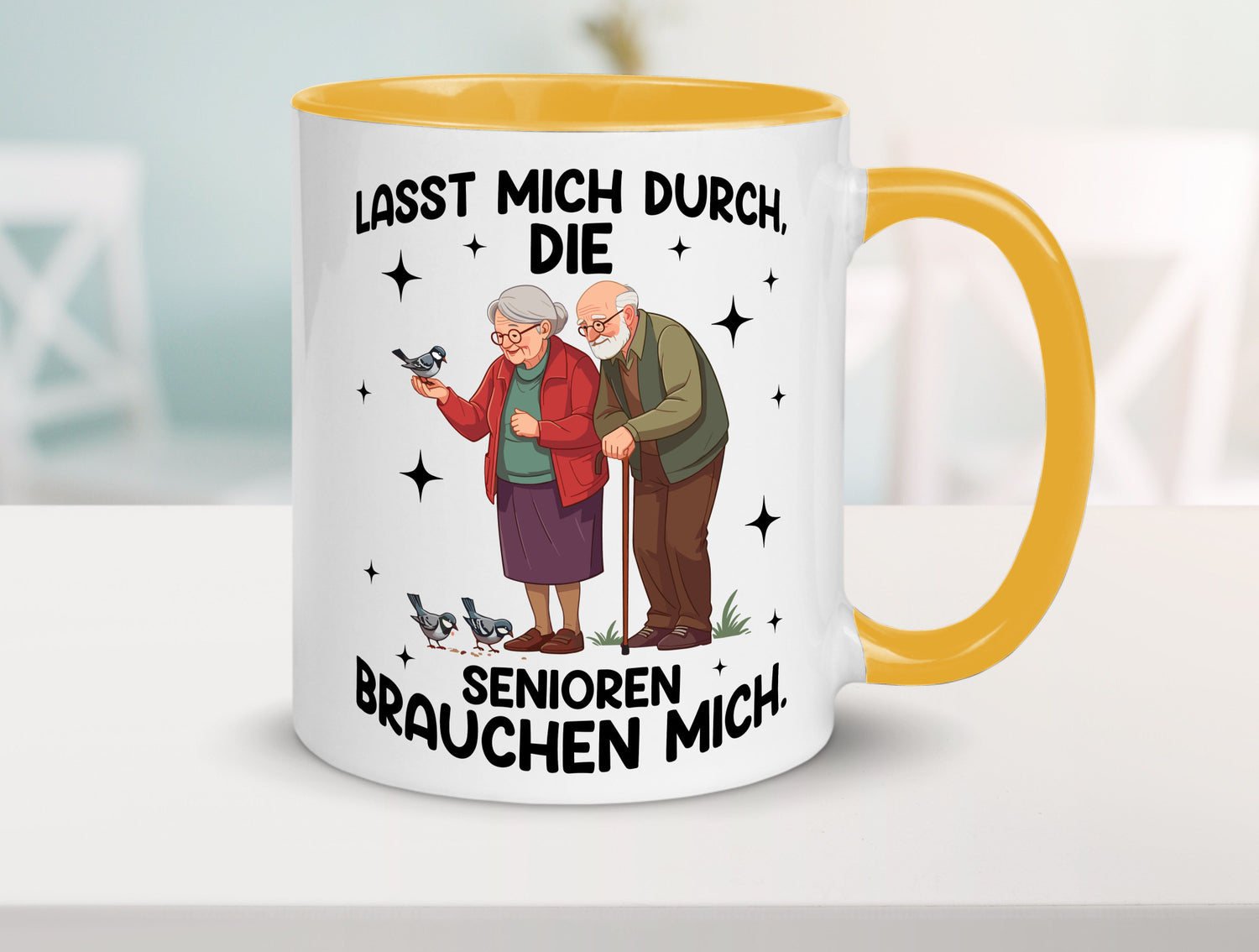 Senioren brauchen mich | Altenpflege Pflegekraft lustiger Spruch Geschenk Humor