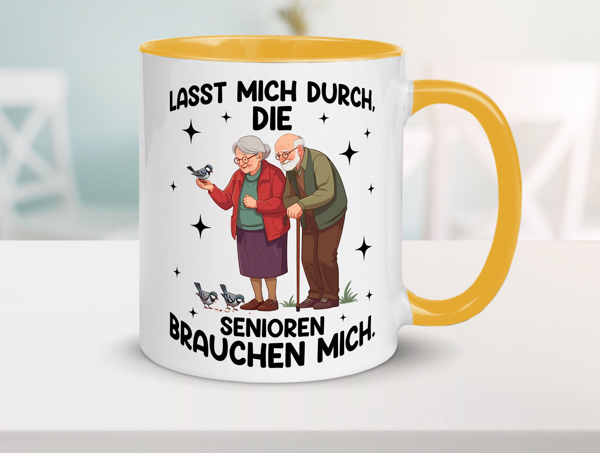 Senioren brauchen mich | Altenpflege Pflegekraft lustiger Spruch Geschenk Humor