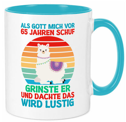 65. Geburtstag | 65 Jahre Gut Schuf mich Lama v2 lustig Geschenkidee Geschenk