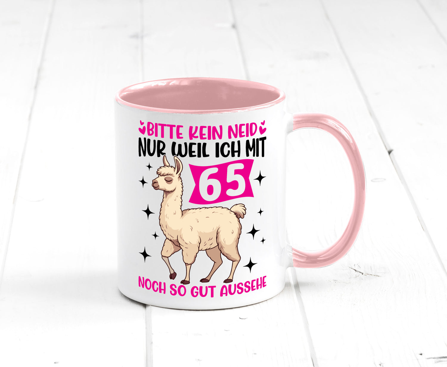 65. Geburtstag | 65 Jahre Lama gut aussehen Geschenkidee Humor Tasse