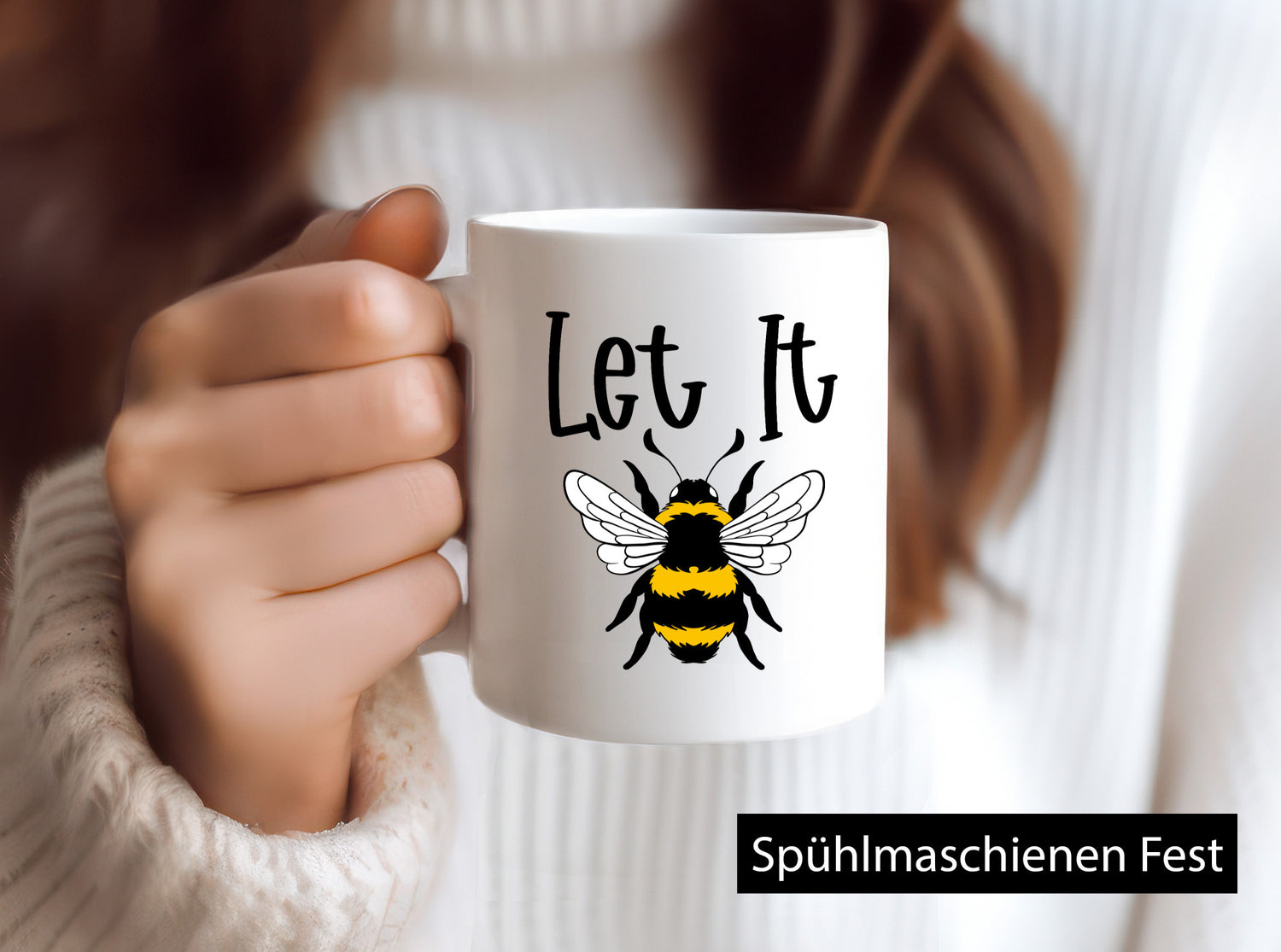 let it bee | Bienenliebhaber Imker Bienenvolk Honig Humor Geschenkidee Tasse