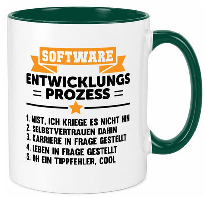 Software, Entwicklung, Prozess | Humor Spaß Witz lustiger Spruch Geschenk Tasse