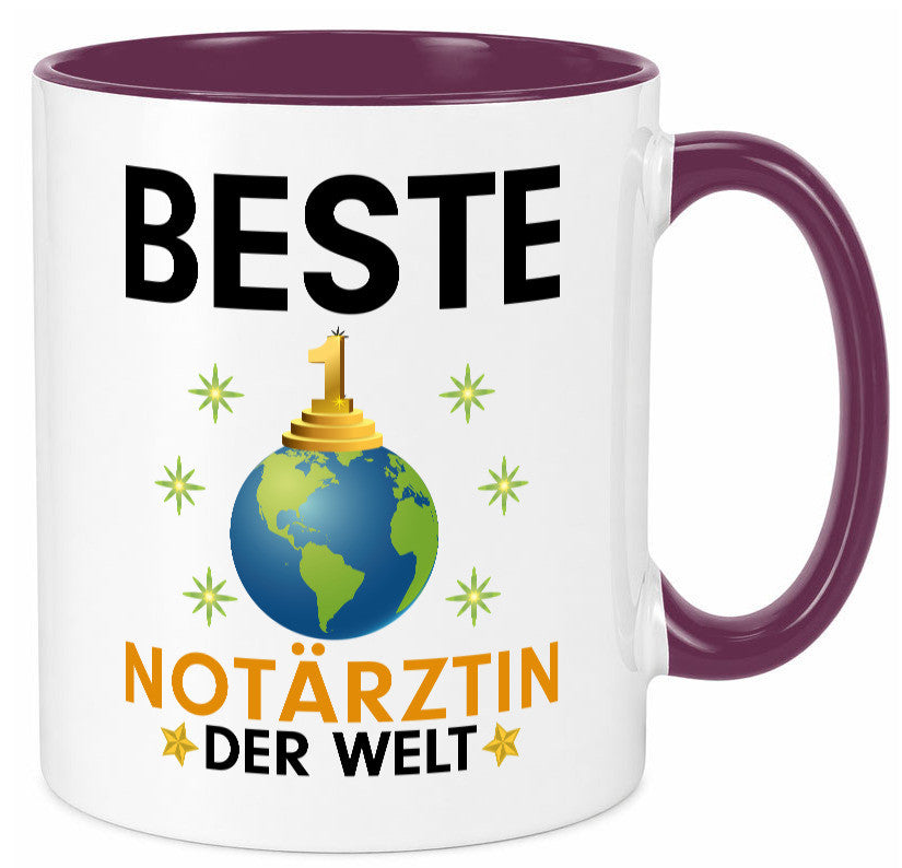 Welt Beste Notärztin | Ärztin lustig Humor Geschenkidee Geschenk Tasse