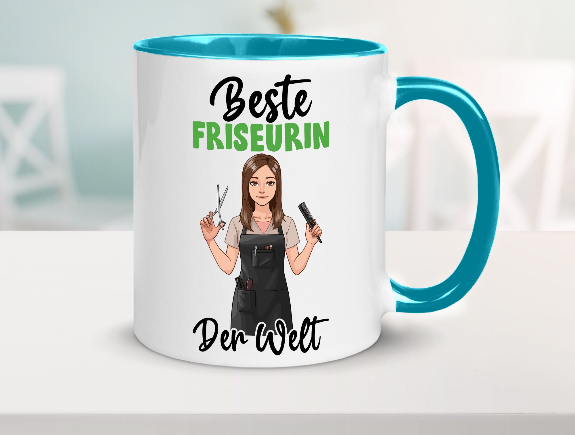 Beste Friseurin | Friseuse Frisuerin Geschenk Humor Geschenkidee lustiger