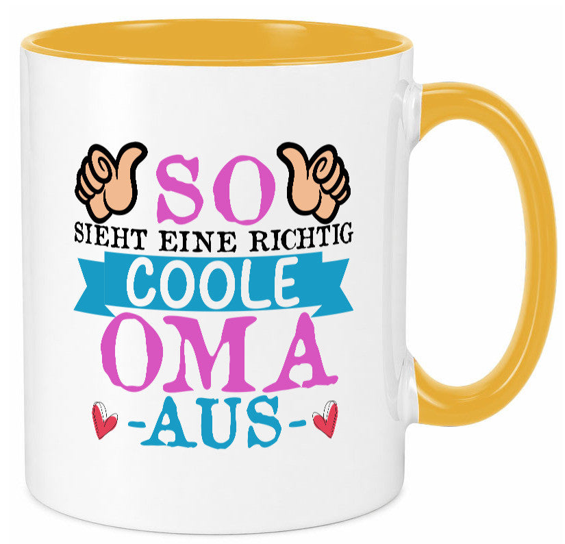 So sieht eine richtig Coole Oma aus | Großmutter Humor Familie Geschenkidee