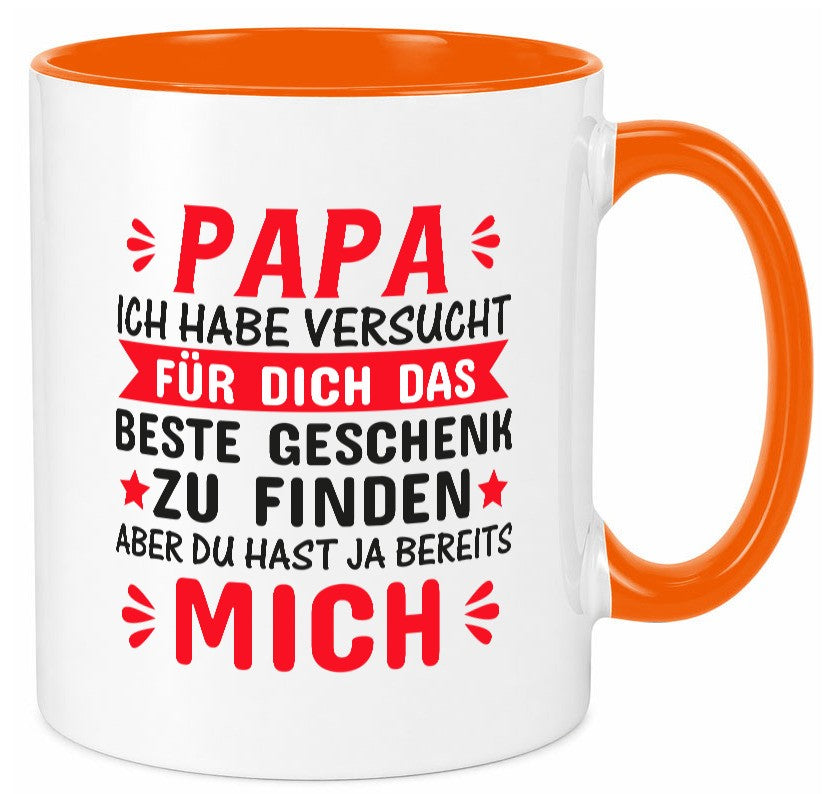 Bestes Geschenk für Papa | Vatertag Tasse Kinder Familie Geschenkidee lustiger