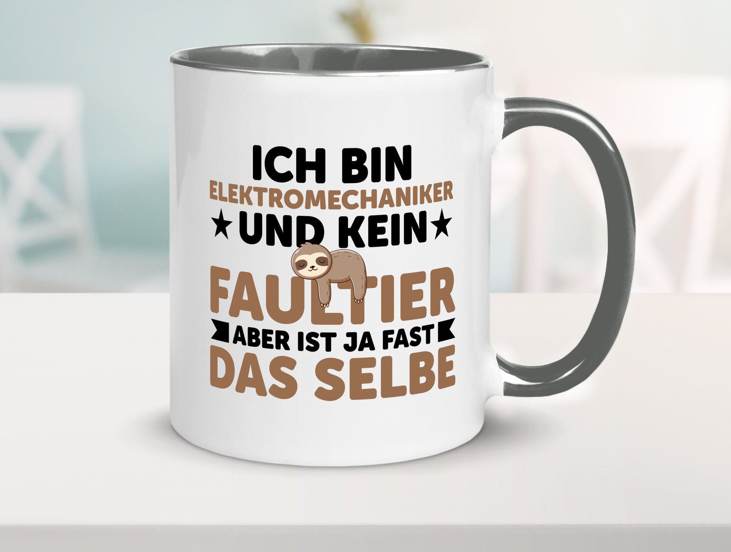 Ich bin kein Faultier: Elektromechaniker | Mechaniker Geschenkidee