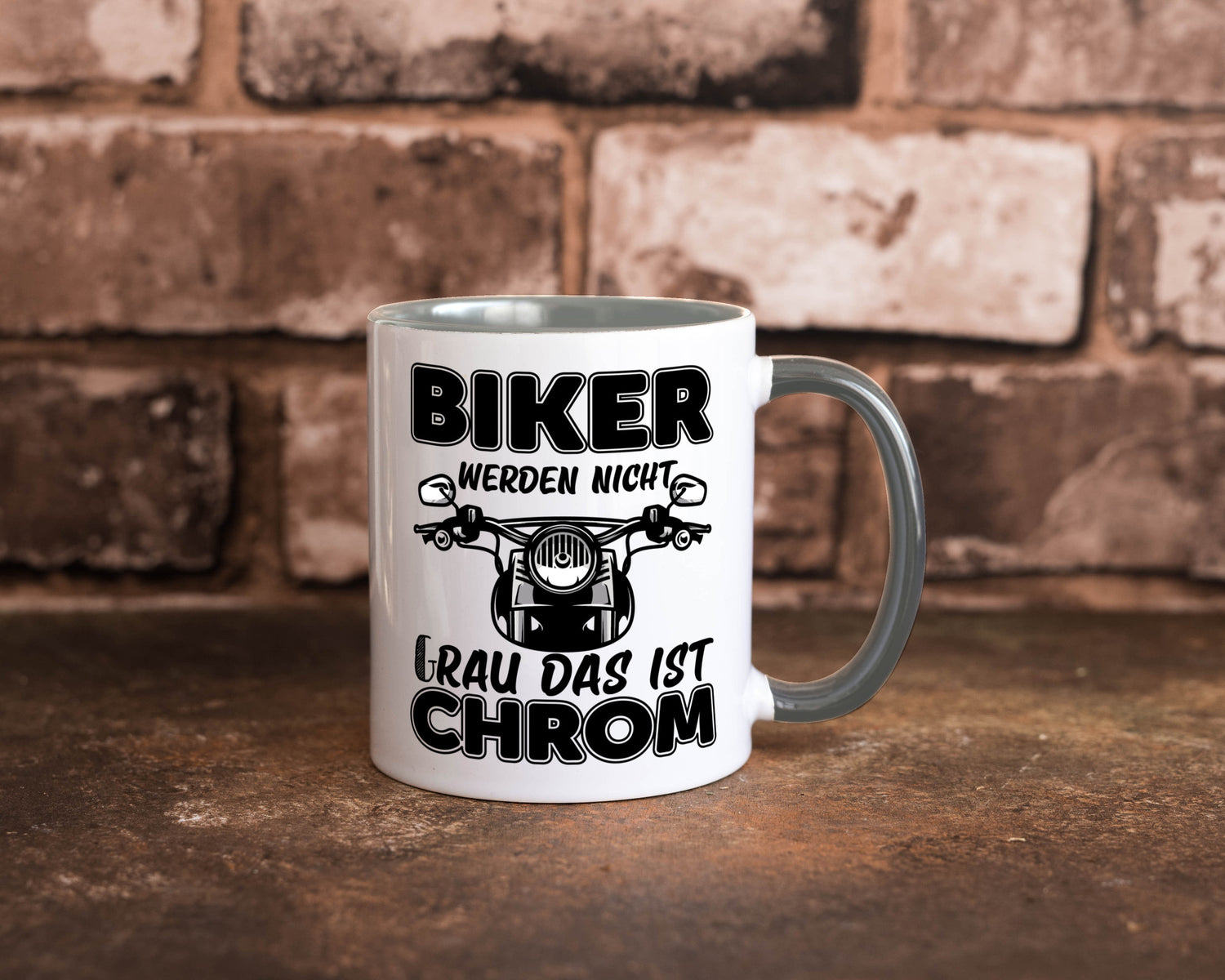 Biker werden nicht grau | Motorrradfahrer Tasse Humor Geschenkidee