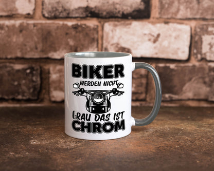 Biker werden nicht grau | Motorrradfahrer Tasse Humor Geschenkidee