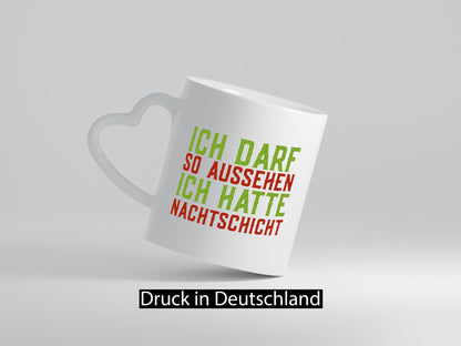 Ich darf so aussehen | Arzt Nachtschicht Klinik Geschenk Humor Geschenkidee