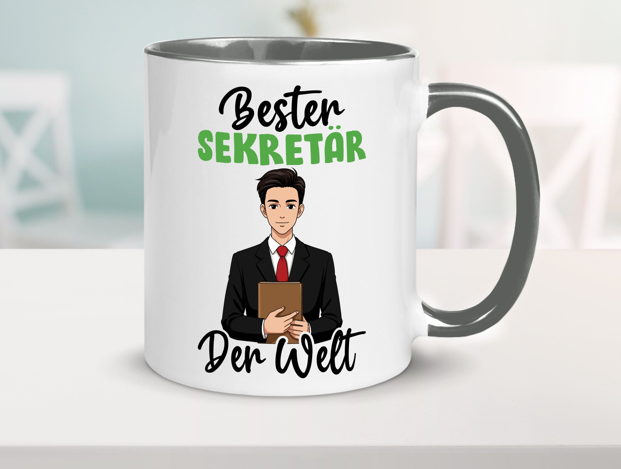 Bester Sekretär | Büro v2 lustiger Spruch Geschenk Arbeit Kollegen Tasse