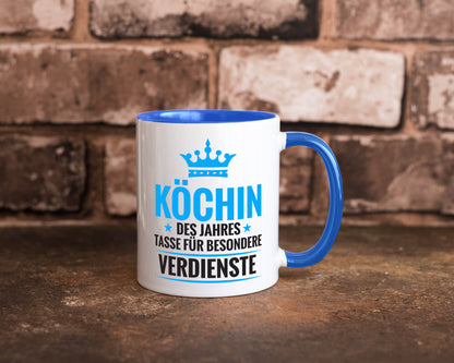 Besonderer Verdienst: Köchin | Chefköchin Chefkoch Geschenkidee Arbeit Kollegen