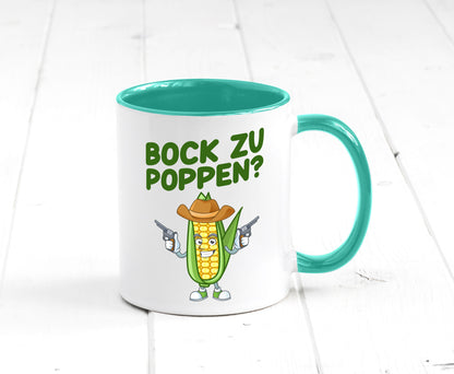 Bock auf Poppen | Mais Lustig Geschenk Humor Geschenkidee lustiger Spruch Tasse