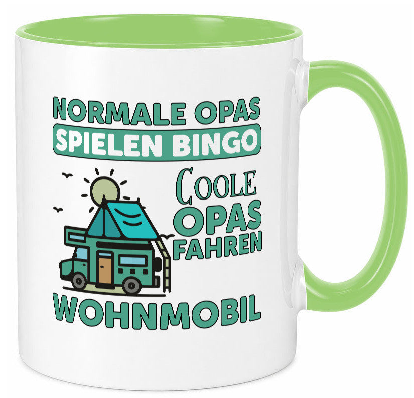 Opas spielen Bingo, coole fahren Wohnmobil | Vögel Geschenk Familie