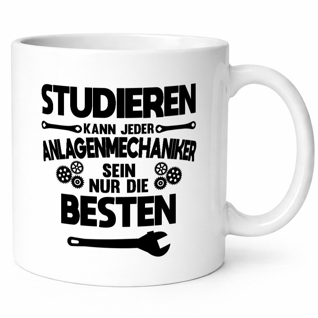 Nur die besten werden Anlagenmechaniker Humor Geschenkidee Tasse