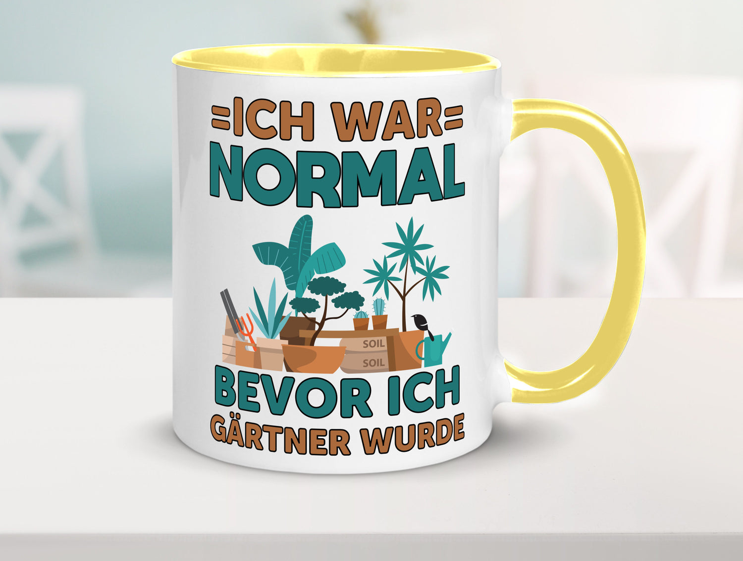Ich war normal bevor Gärtner wurde | Garten lustiger Spruch Geschenk Humor