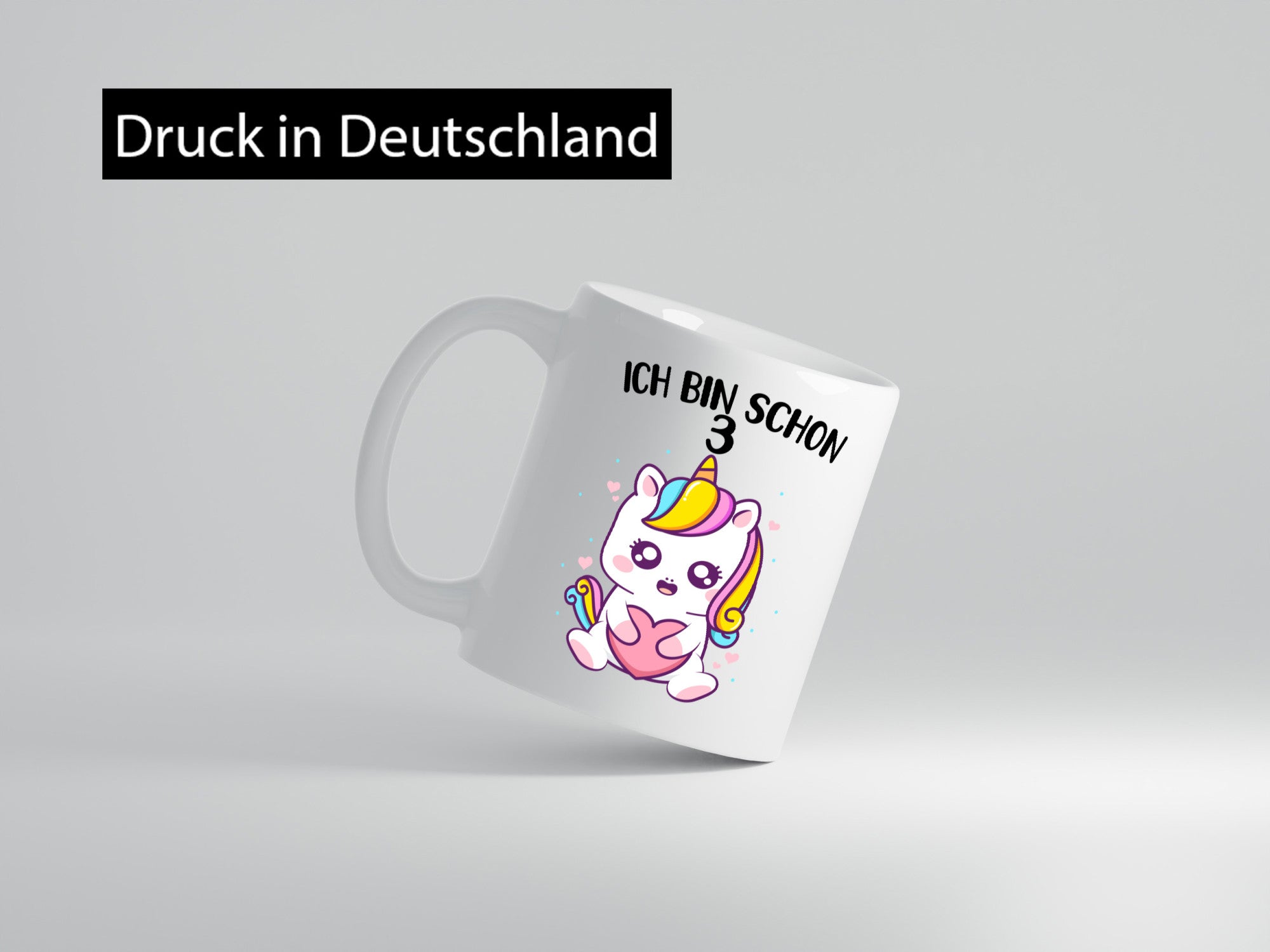 3. Geburtstag | Ich bin schon 3 Jahre Einhorn Mädchen lustig Geschenkidee
