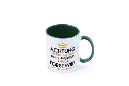 Seine Majestät Forstwirt | Waldarbeiter Humor Arbeit Kollegen Büro Geschenkidee Tasse