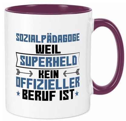 Superheld Sozialpädagoge | Pädagoge lustig Humor Geschenkidee Geschenk Tasse