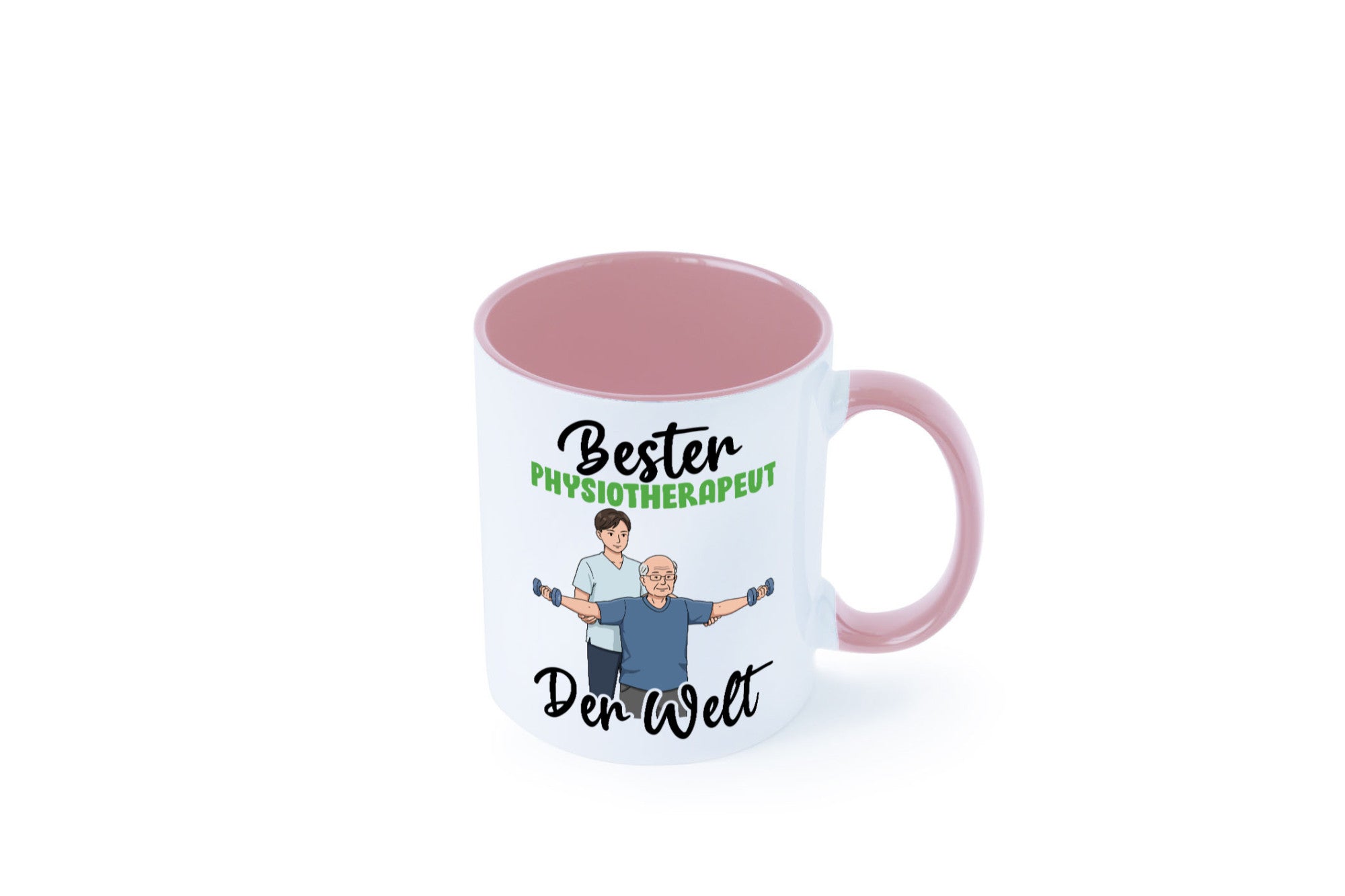 Bester Physiotherapeut v3 Geschenk Humor Geschenkidee lustiger Spruch Tasse