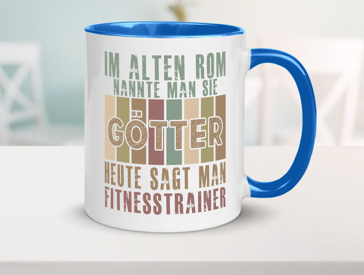 Heute sagt man: Fitnesstrainer | Personal Trainer Geschenkidee Humor Tasse