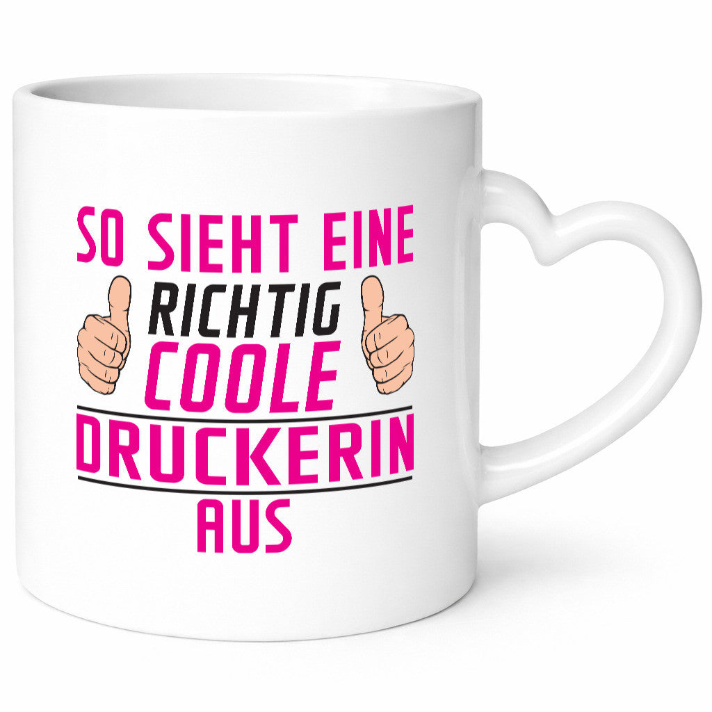 Richtig Coole Druckerin | Druckerei Print Medien Geschenk Humor Geschenkidee