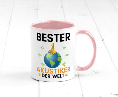Welt Bester Akustiker | Akustik Hörgeräteakustik Geschenkidee Humor Tasse