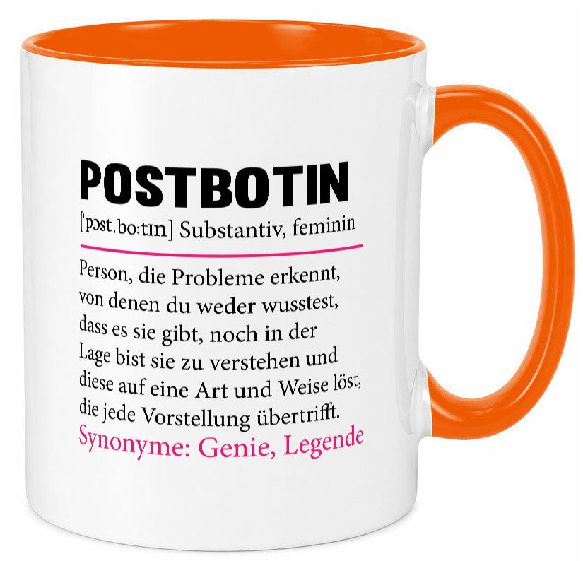 Postbotin | Beruf Post lustiger Spruch Briefträger v2 Humor Arbeit Kollegen