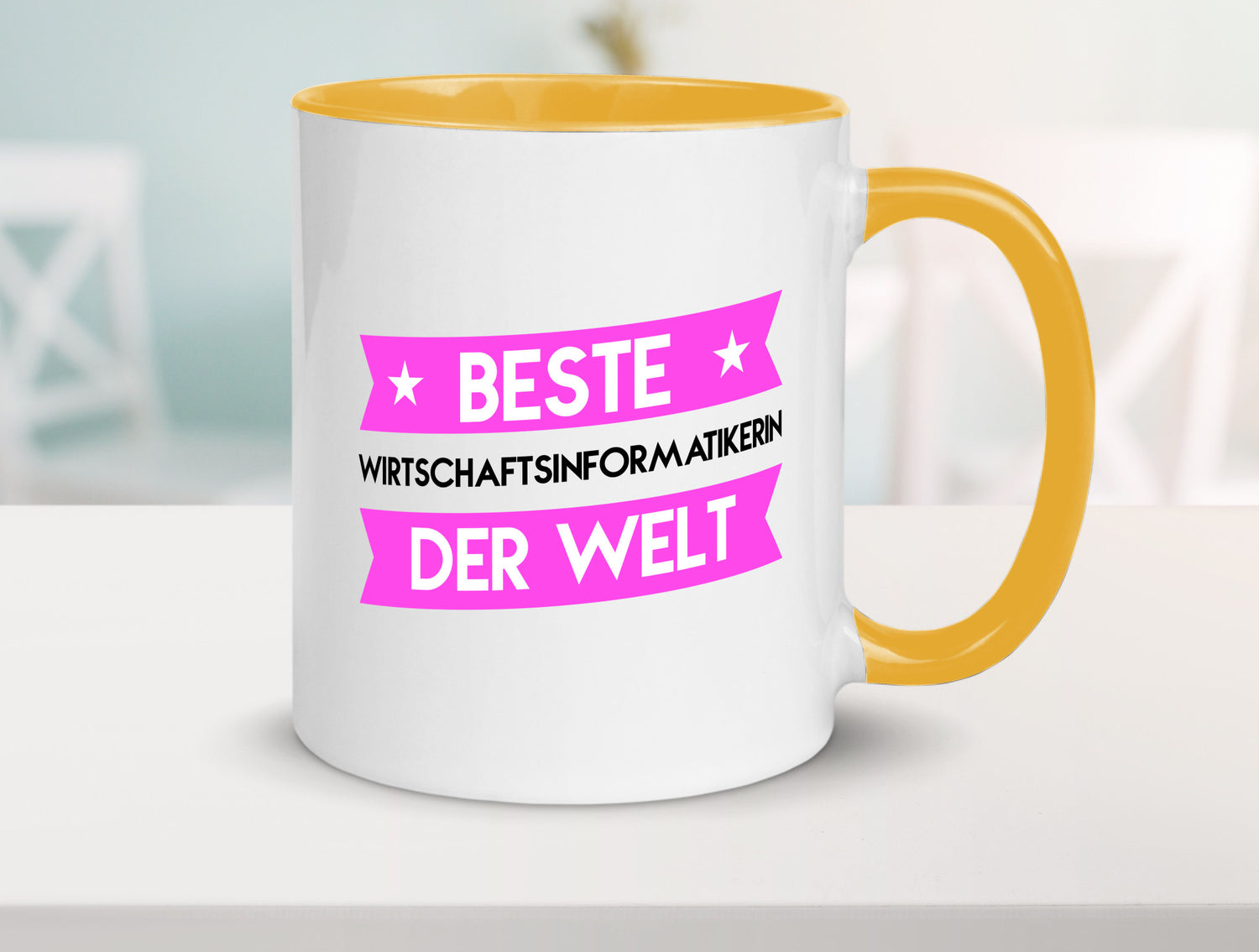 Beste Wirtschaftsinformatikerin | Wirtschaft Informatik Humor Geschenkidee Tasse