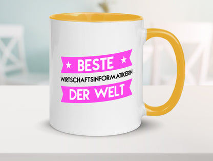 Beste Wirtschaftsinformatikerin | Wirtschaft Informatik Humor Geschenkidee Tasse